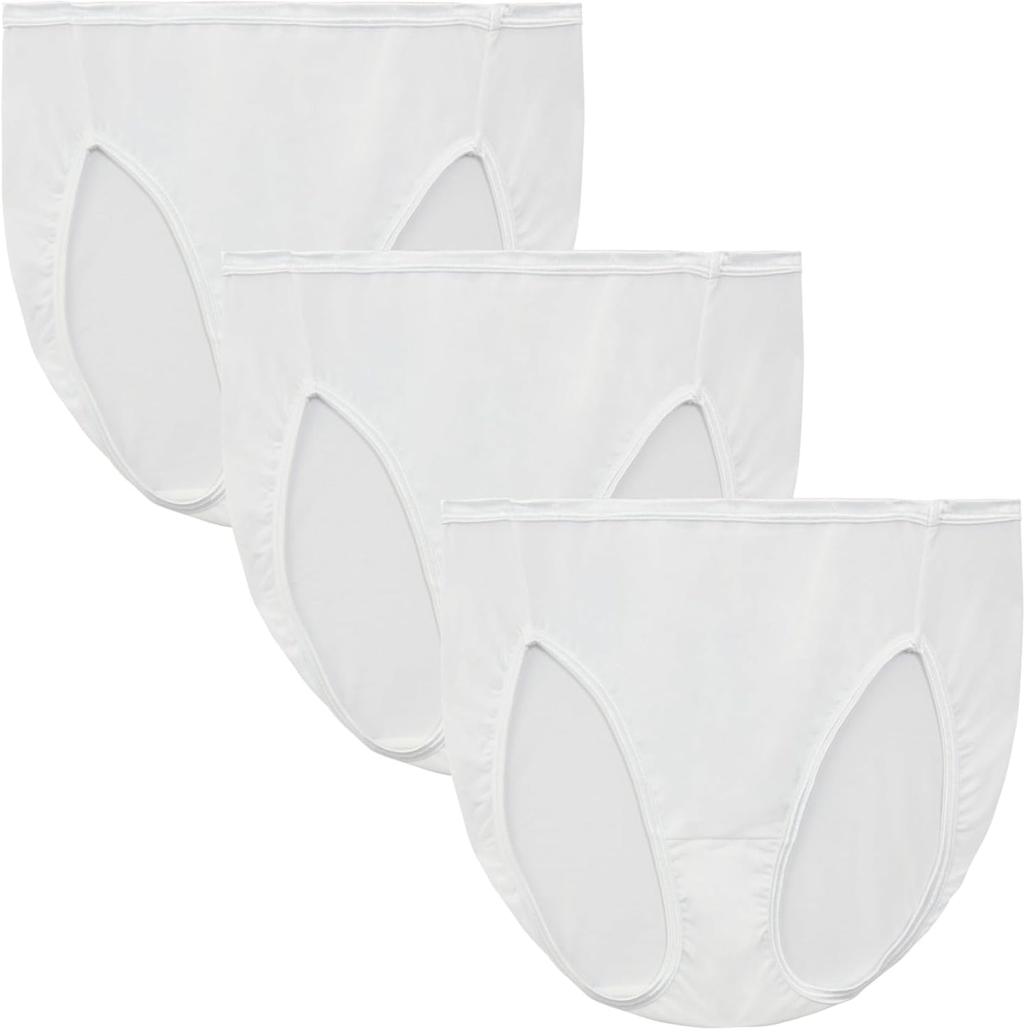Vanity Fair Women's Illumination Hi Cut Panties for Comfort