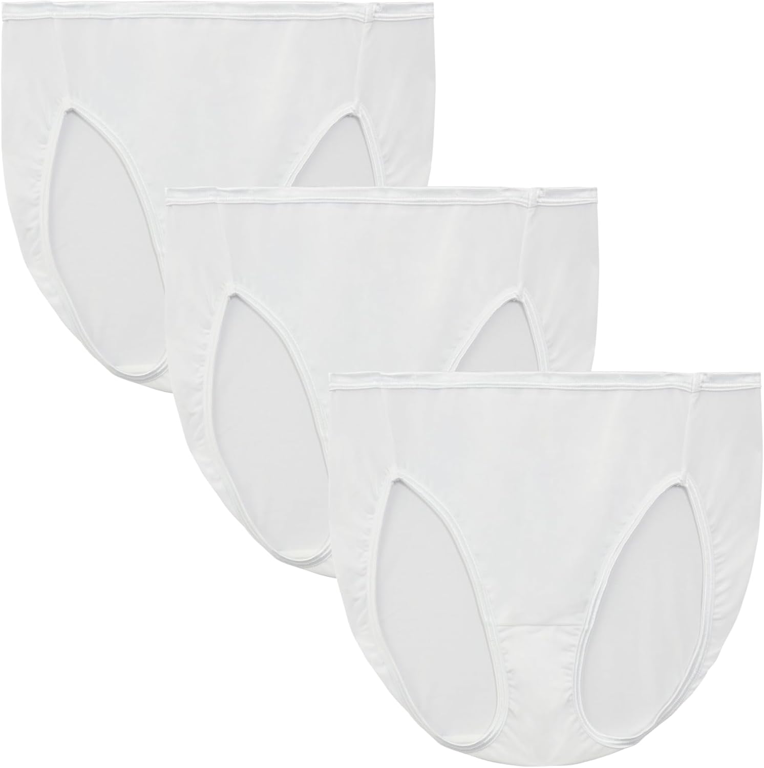 Vanity Fair Women's Illumination Hi Cut Panties for Comfort