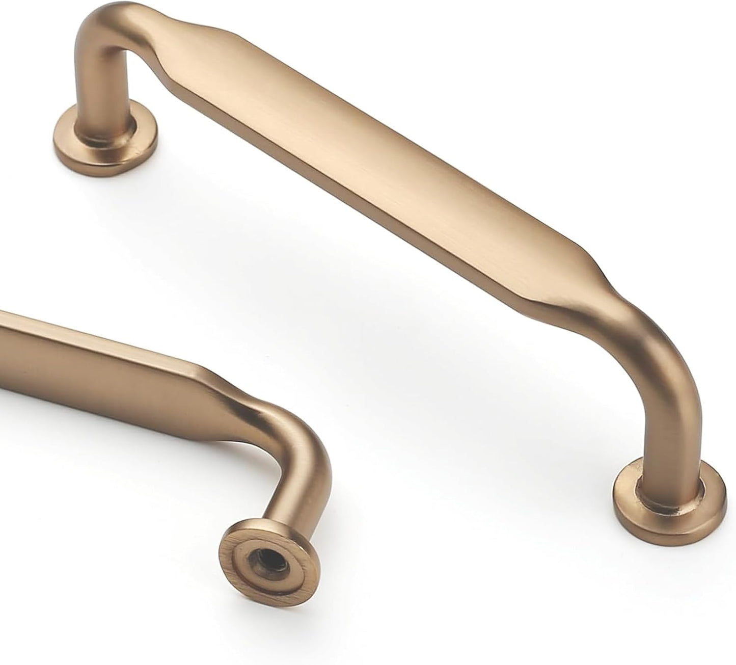 Stylish 10 Pack 3.75 Inch Champagne Bronze Cabinet Handles