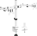 WALI Dual LCD Monitor Adjustable Desk Mount for 27 inch Screens