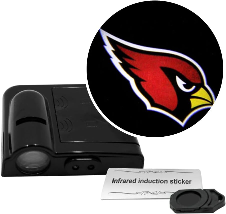 LED Car Door Light - Show Your Arizona Cardinals Team Pride