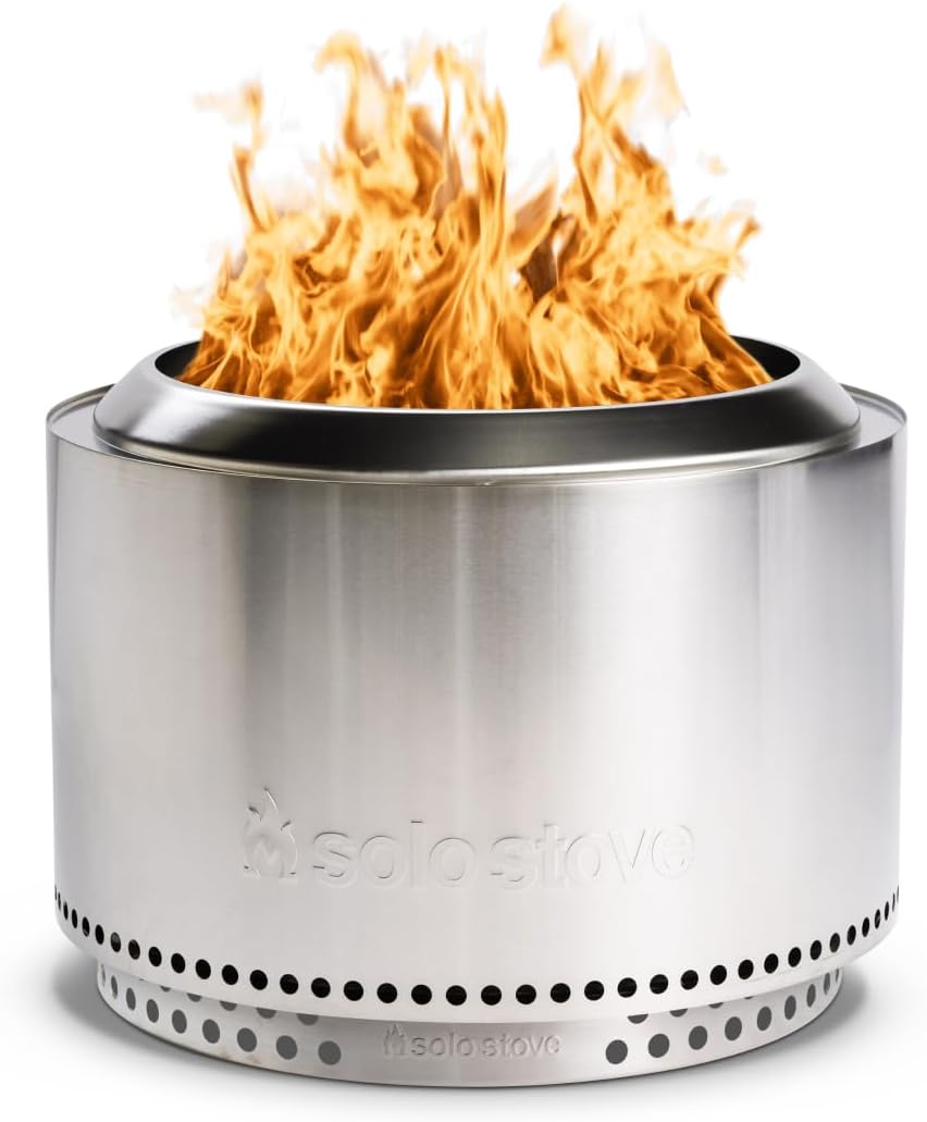 Solo Stove Yukon 27 Inch Smokeless Fire Pit for Outdoor Fun