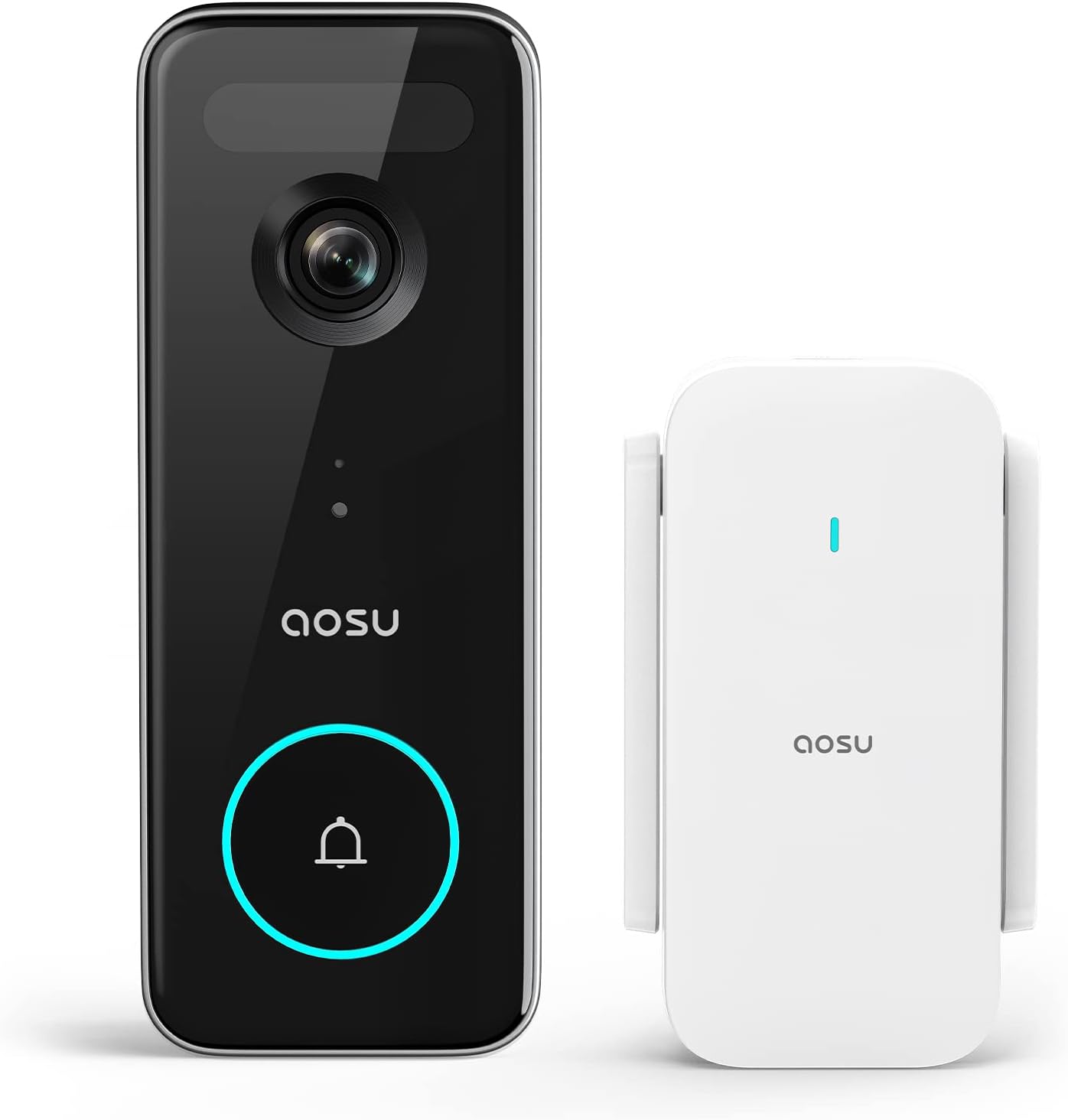 AOSU Wireless Doorbell Camera: No Fees, Ultra HD