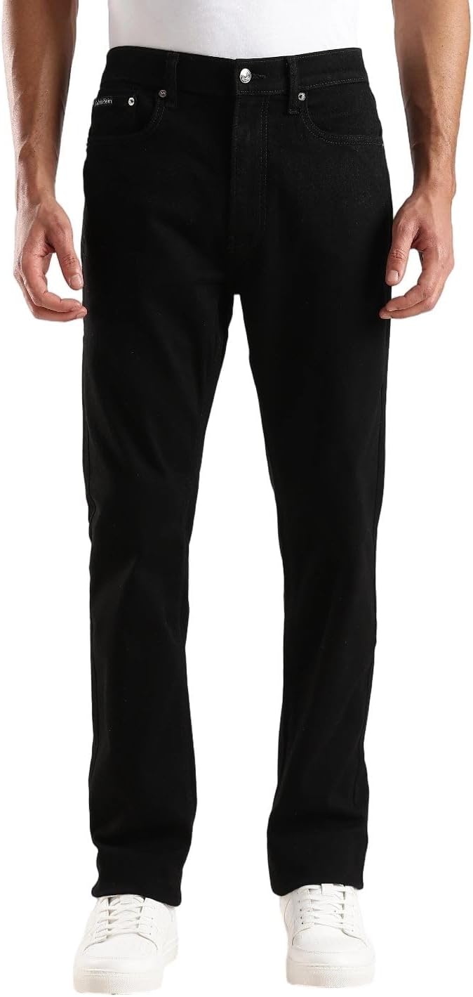 Calvin Klein Mens Straight High Stretch Jeans for Ultimate Comfort