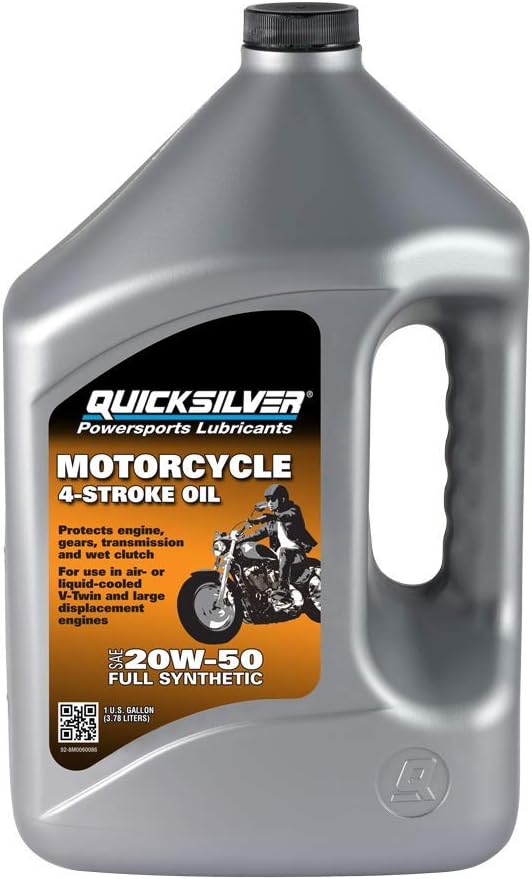 Quicksilver Full Synthetic Motorcycle Oil for Ultimate Protection
