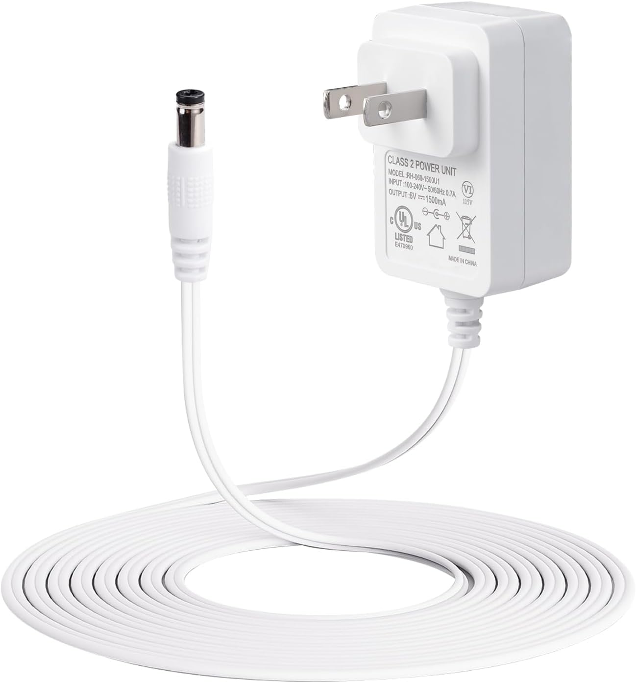 Long Reach 6V Power Cord for Fisher Price Swing