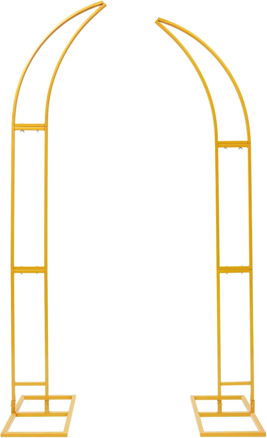2PCS Wedding Arch Backdrop Stand for Stunning Ceremonies