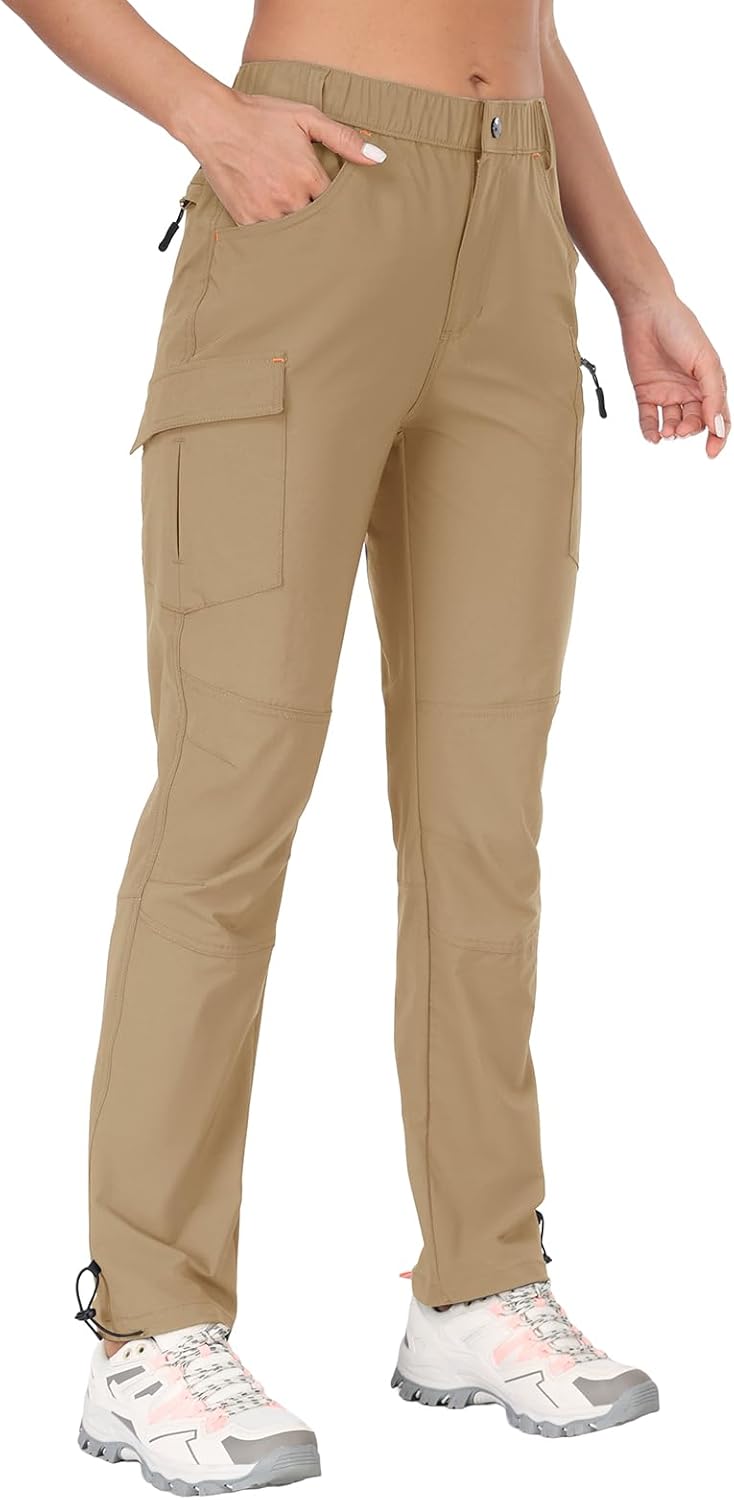 GymBrave Women's Hiking Cargo Pants for Outdoor Adventures