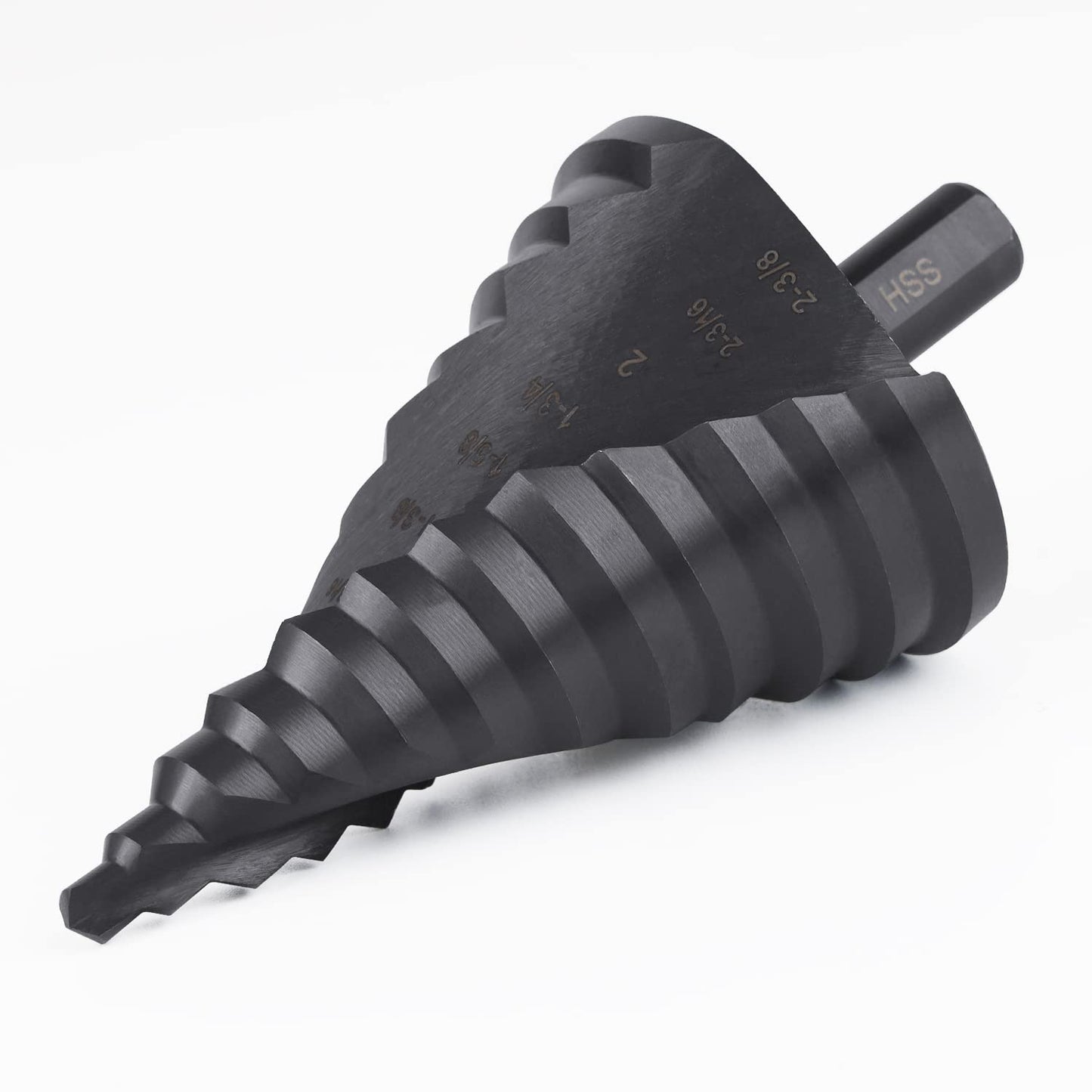 Lichamp Jumbo Unibit Step Drill Bit for Metal, 12 Sizes