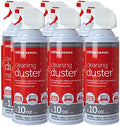Tech Duster Canned Air Multi-Purpose Cleaner - Pack of 6