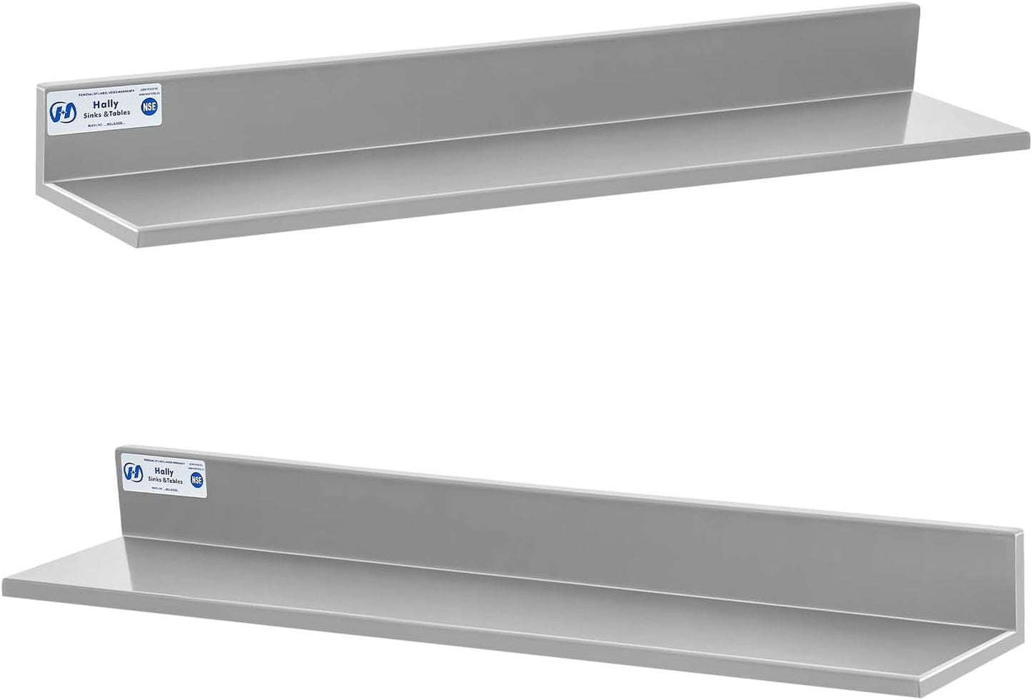 HALLY Stainless Steel Wall Shelf for Kitchen and Restaurant Use