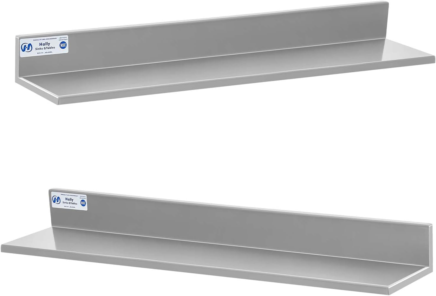 HALLY Stainless Steel Wall Shelf for Kitchen and Restaurant Use
