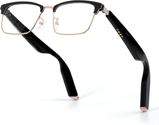 Bluetooth Audio Glasses: Open Ear Music & Style in Rose Gold  35 characters