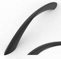 Matte Black 5 in Twisted Cabinet Pulls 10 Pack - Durable Kitchen