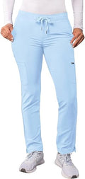 Adar Addition Scrubs for Women Skinny Leg Cargo Drawstring Pants