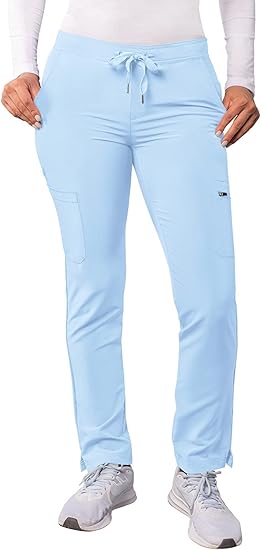Adar Addition Scrubs for Women - Stylish Cargo Drawstring Pants