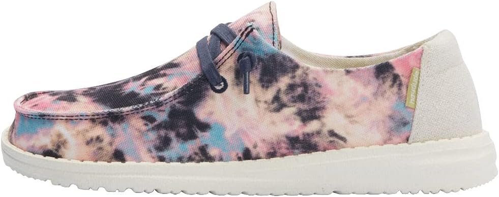Hey Dude Women's Wendy Chambray Comfortable Lace Up Loafers