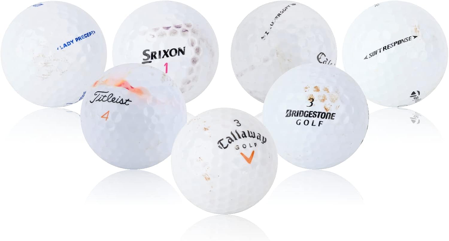 48 Premium Recycled Golf Balls Mix - Pro Line Quality