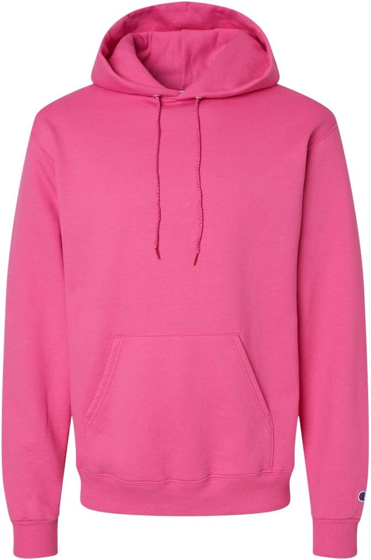 Champion Pink Powerblend Hoodie S - Ultimate Comfort