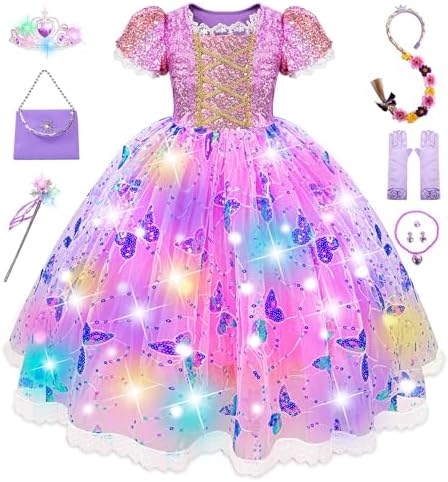 Light Up Girls Halloween Costume for Magical Princess Dreams