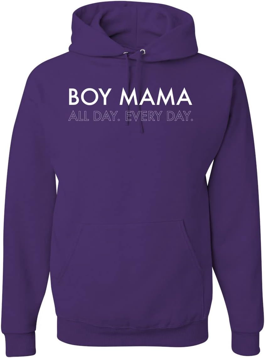 Wild Bobby Boy Mama All Day Everyday Mom Son Gift Hoodie