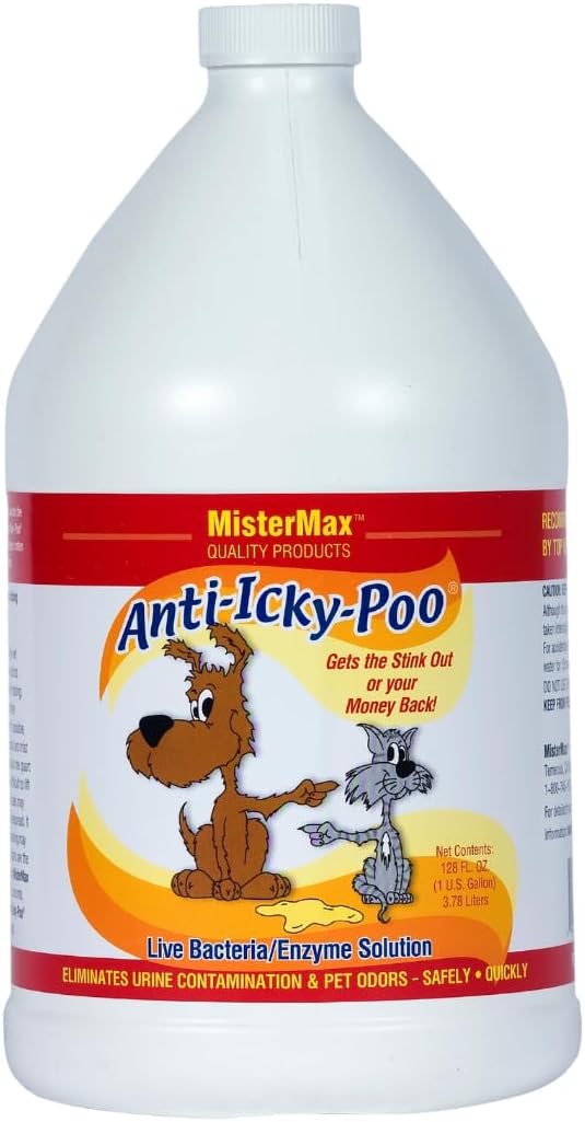 Mister Max Anti Icky Poo Enzymatic Cleaner for Pet Odors