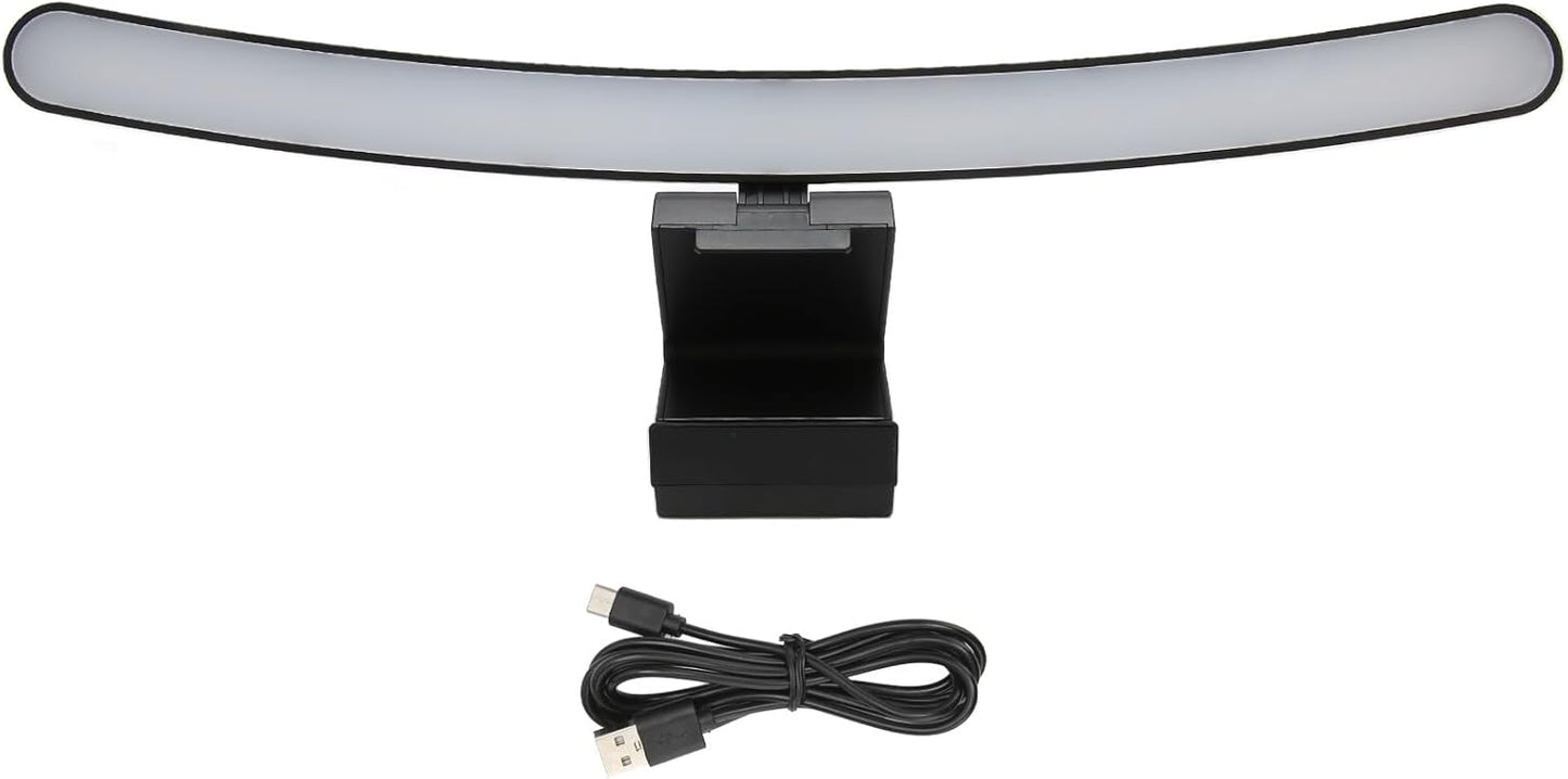 Curved Monitor Light Bar - Adjustable Color Temperature for Effortless Eye Care
