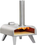 12in Multi-Fuel Outdoor Pizza Oven - Portable 3-in-1 Pizza Maker