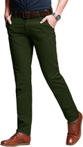 Match Men's Slim Tapered Stretchy Casual Pants - Sleek Everyday Fit