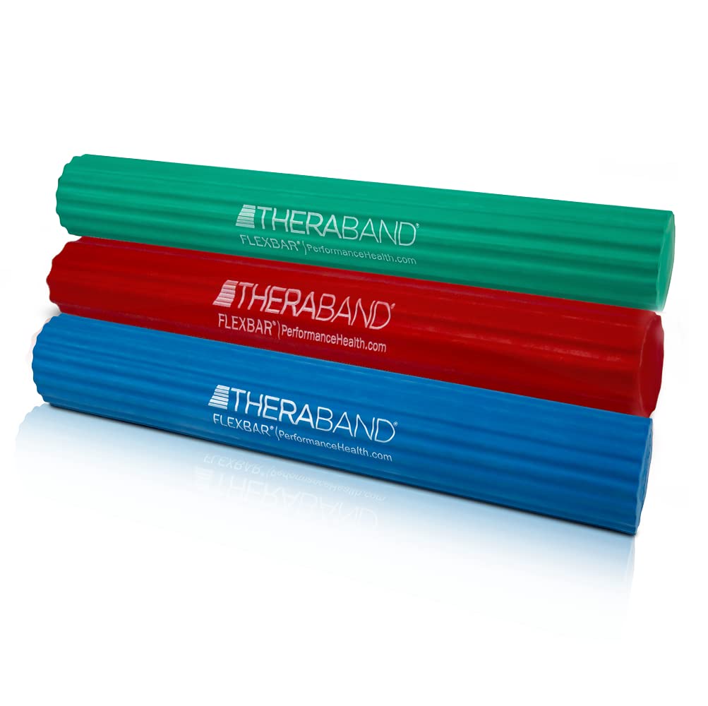 THERABAND FlexBar for Tennis Elbow Relief and Grip Strength