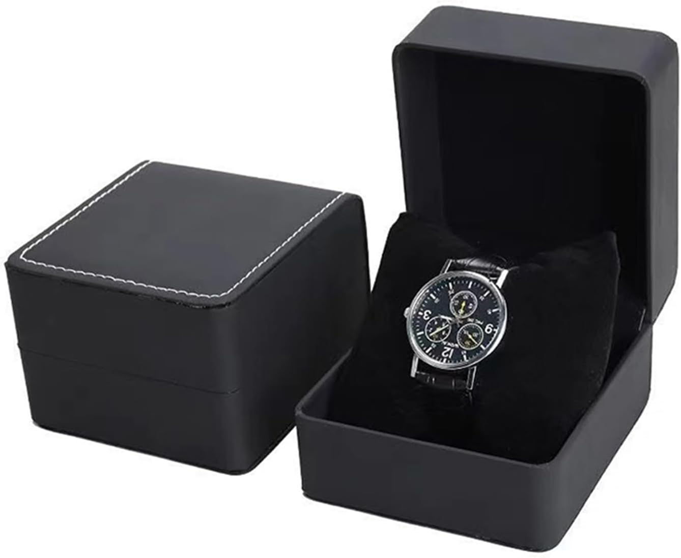 Premium Matte Black Watch Box