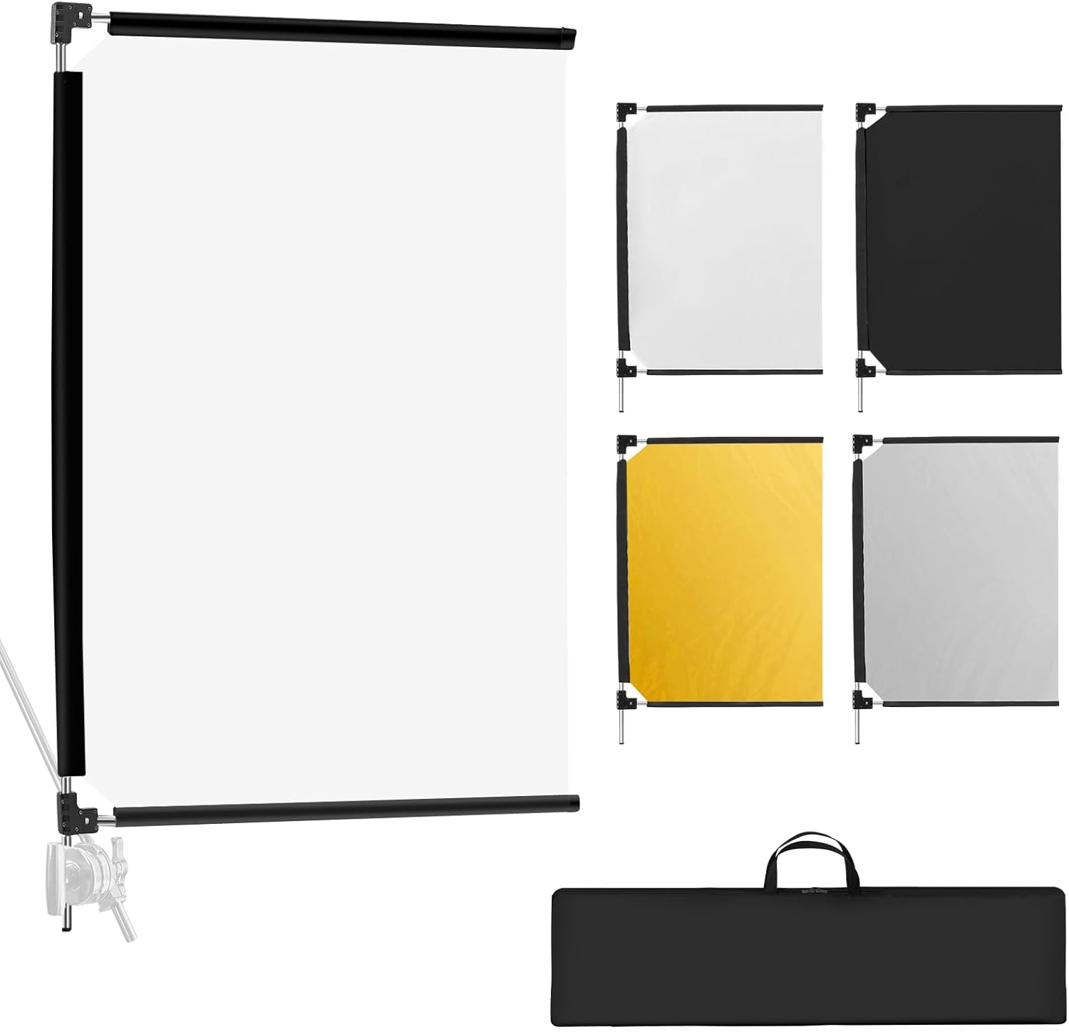 WELLMAKING 36x27 Light Reflector Flag for Stunning Photography