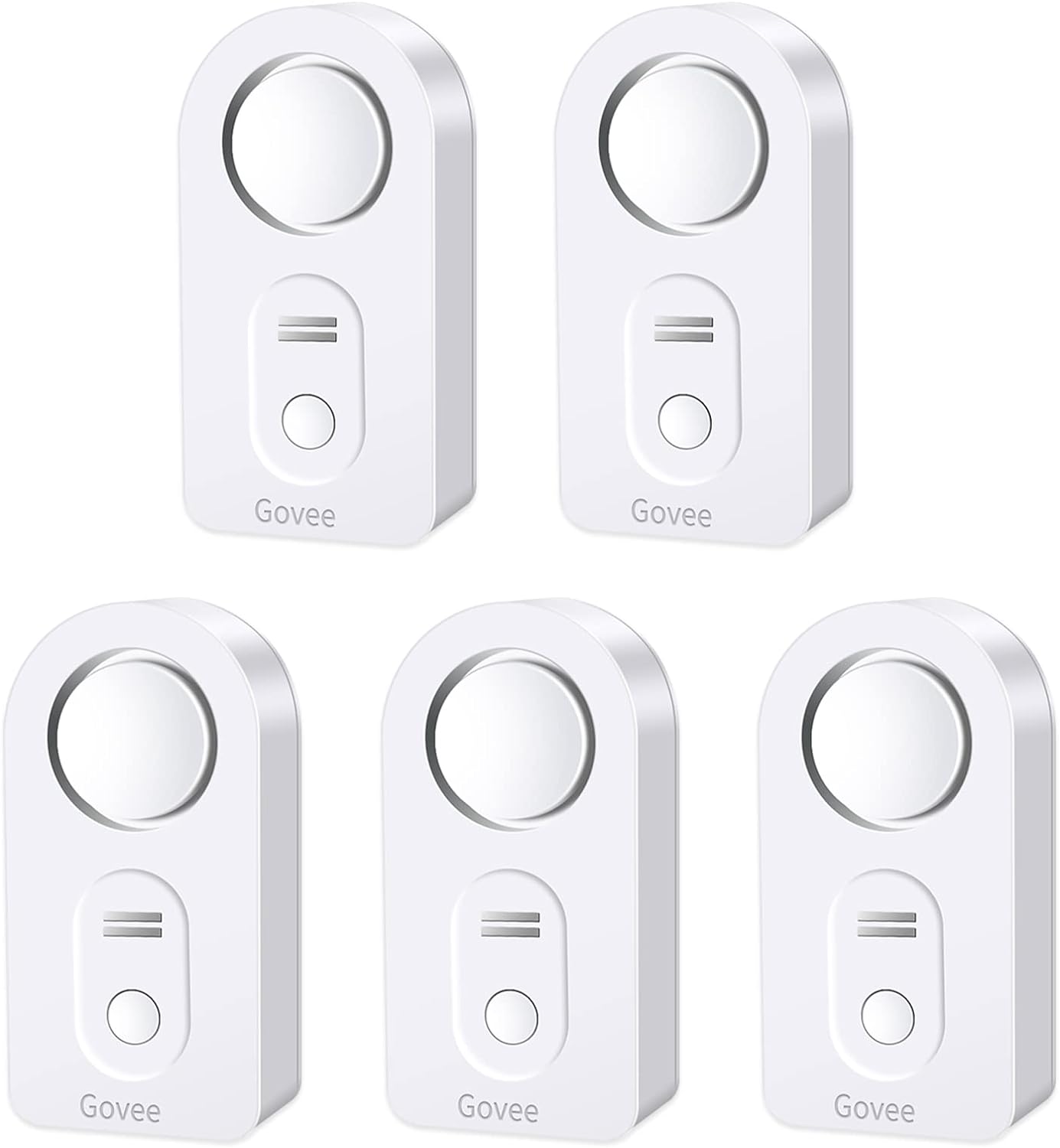 Govee Water Leak Detectors 5 Pack with Adjustable Alarm System