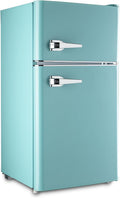 WANAI Compact Refrigerator 3.5Cu.Ft Classic Retro 2 Door - Dorm