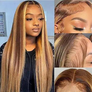 SUPERLOOK Honey Blonde Lace Front Wigs for Stunning Styles