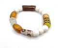 Ghanaian Handmade Powder Glass Trade Bead Bracelet