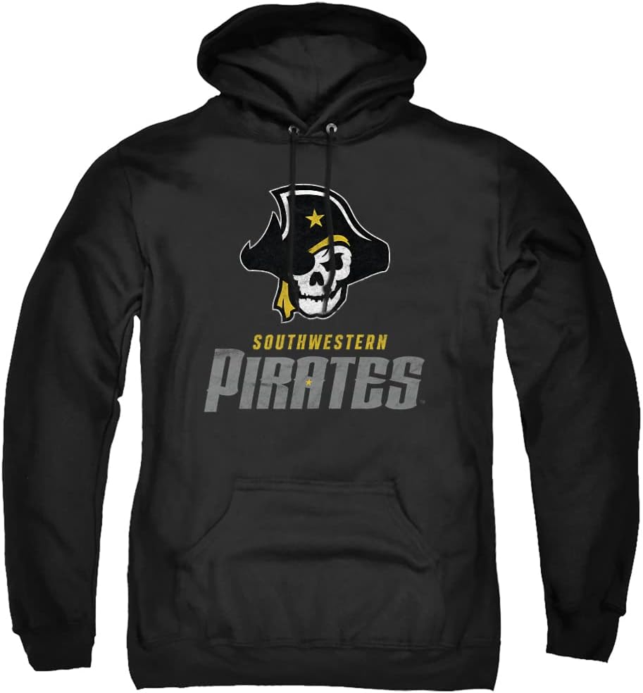 Official Collegiate Distressed Logo Hoodie for Everyday Wear