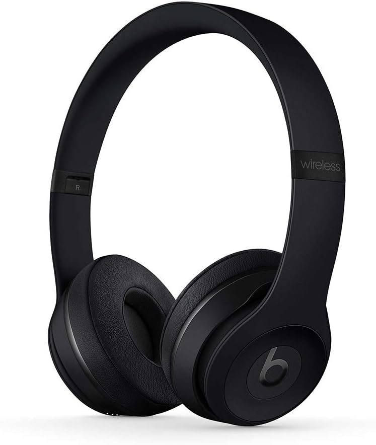 Beats Solo3 Wireless Headphones - Apple W1 Chip, 40-Hour Battery, Crisp Sound - Black
