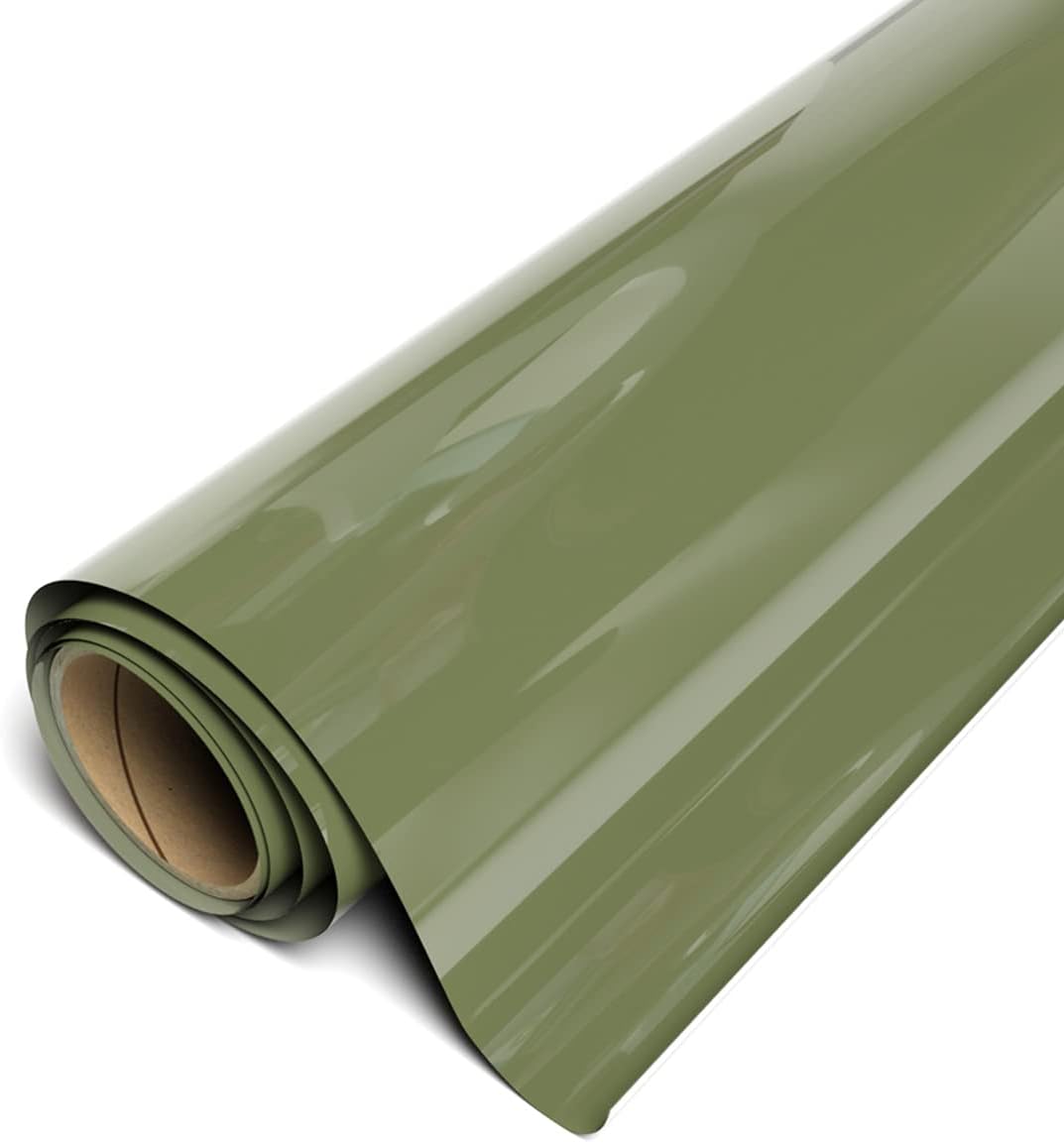 Green Olive Heat Transfer Vinyl Roll - Siser, Cricut, Silhouette Compatible