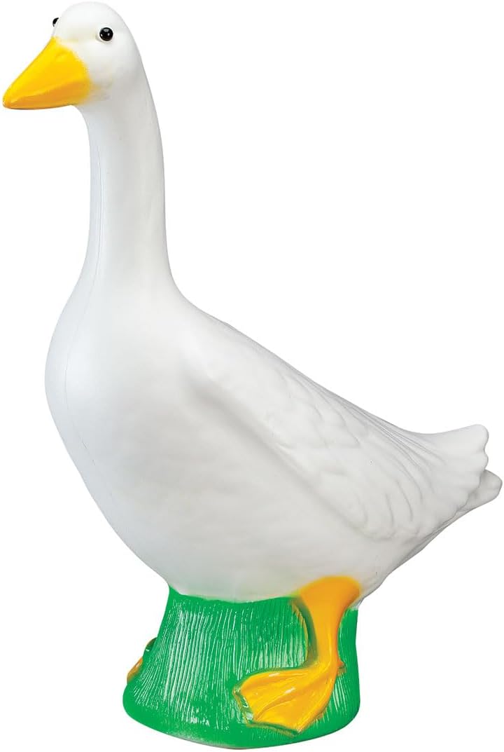 Charming 17in Baby Goose Statue for Garden and Patio Decor