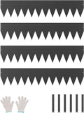 Steel Landscape Edging 4-Pack, 40 x 8 in - Rust-Resistant Bendable