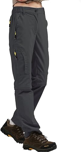 Women's Hiking Pants Convertible Quick Dry Lightweight Zip-Off