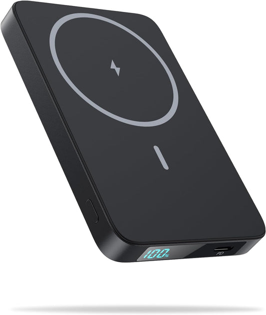 5500mAh Magnetic Power Bank: Fast Charge On-The-Go