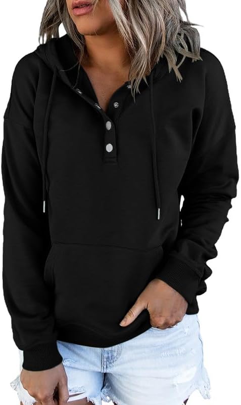 Dokotoo Womens Hoodies Casual Long Sleeve Pullover Sweatshirt