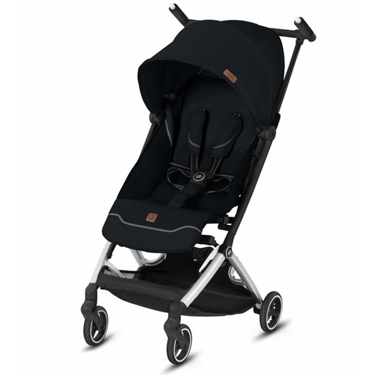 gb Pockit+ All City Stroller in Velvet Black for Easy Travel