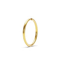 14K Solid Gold Seamless Snug Fit Nose Ring - Minimalist 7mm 20G