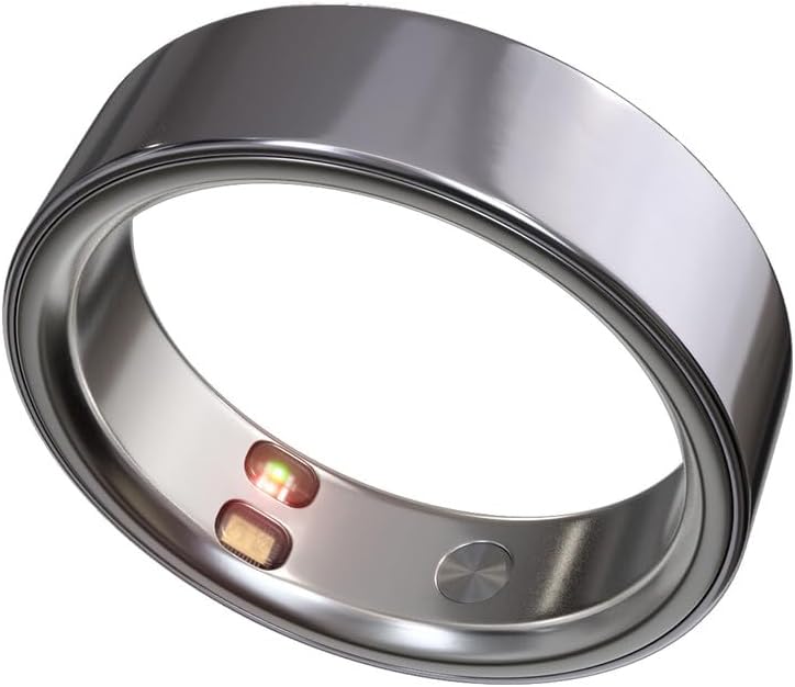 Smart Ring Health Tracker with Vibration Alerts for Women
