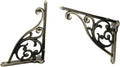 Heavy Duty Solid Stand 10 in 4 Pack Brushed Antique Brass - Vintage