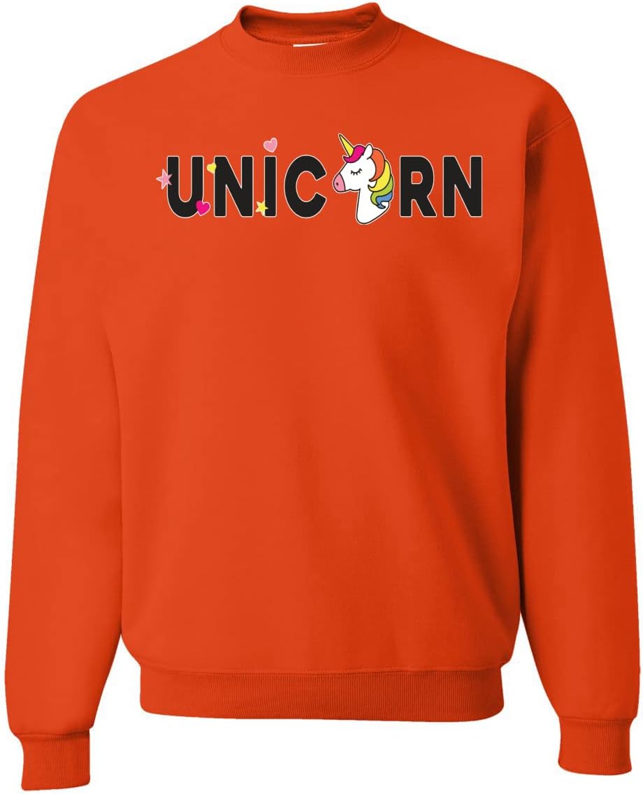 Wild Bobby Unicorn Rainbow LGBTQ Pride Sweatshirt for Everyone