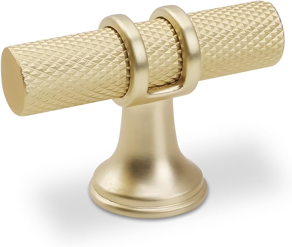 20 Pack Brushed Gold Cabinet Knobs for Stylish Home Decor